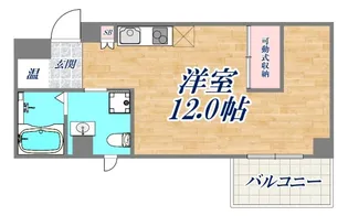 エス・キュート魚崎【6階】の間取り