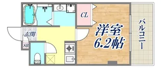 ラムール六甲山ノ手【1階】の間取り