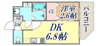 セレニテ兵庫エクラ【6階】の間取り