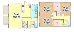 兵庫県芦屋市東山町【一戸建】の間取り