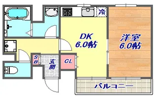 アモンコート2【2階】の間取り