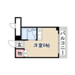 シャトー第8神戸【2階】の間取り