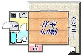 ロイヤルマロンハイツ【5階】の間取り