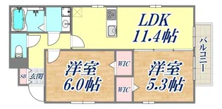 ソレーユ・コート A棟【1階】の間取り