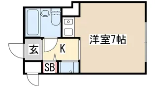 ライオンズマンション神戸元町第3【4階】の間取り