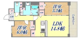 リベルタ元町通【8階】の間取り