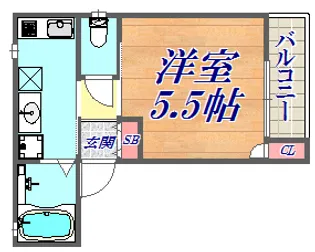 グランメール梅ヶ香町【2階】の間取り
