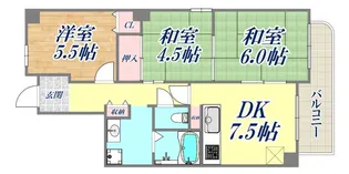 3DKの間取り画像