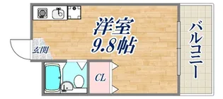 セントラルプラザ六甲【4階】の間取り