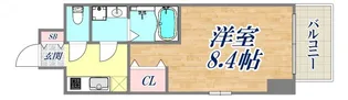 エスリード三宮旭通【6階】の間取り