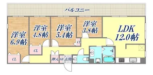 阿部ビル【5階】の間取り