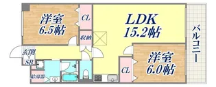 パレス西神戸【8階】の間取り