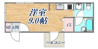 カーサ・ミユキ【1階】の間取り