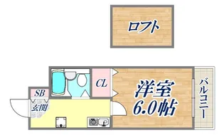 ハーバーコート神戸【1階】の間取り