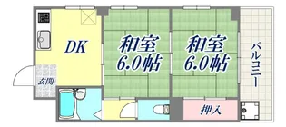 ニューサンハイツ【2階】の間取り
