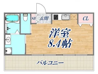 レガーロ雲井【5階】の間取り