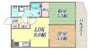 ロイヤルメゾン東須磨【3階】の間取り