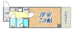 ドミール橘【4階】の間取り