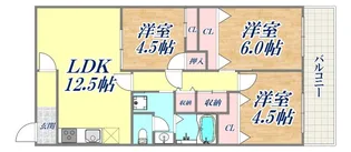 マリンハイム塩屋【1階】の間取り