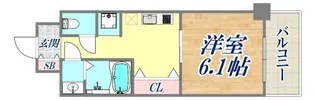 セオリー神戸アネシア【7階】の間取り