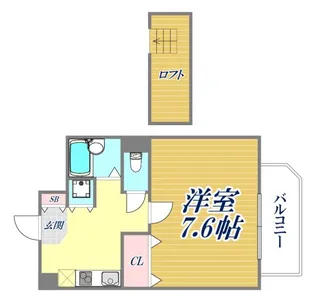 メゾン・ド・ヴィレ須磨潮見坂【5階】の間取り
