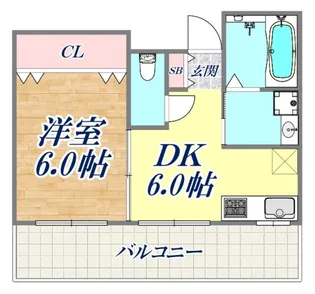 林マンション(長田区)【4階】の間取り