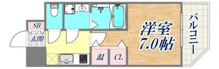 アドバンス三宮シュロス【7階】の間取り