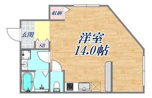 お福ビル【2階】の間取り