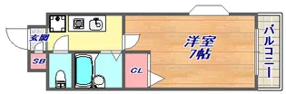 1Kの間取り画像