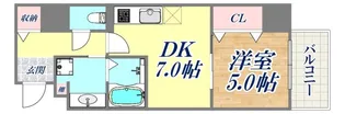 フォレ・リビエール磯辺通【4階】の間取り