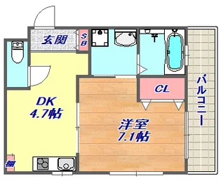 セレブコート2【1階】の間取り