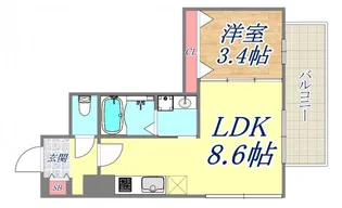 SDグランツ神戸ハーバーウエスト【10階】の間取り