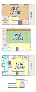 エルパラッツォ住吉宮町の間取り