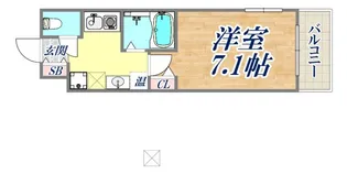 ISOGAMI EAST【7階】の間取り