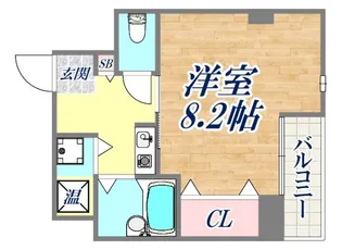 プレサンス神戸メリケンパーク前【3階】の間取り