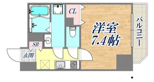 アドバンス三宮ステージア【4階】の間取り