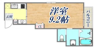 宝ハイツ【2階】の間取り