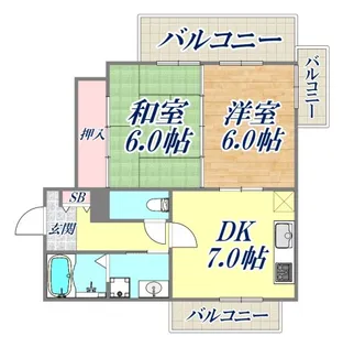 io垂水2【1階】の間取り