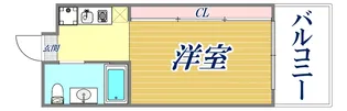 クレセンティア神戸・北野【2階】の間取り