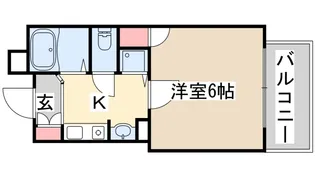 プレサンス神戸裁判所前【10階】の間取り