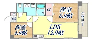 サンワードエフ【3階】の間取り
