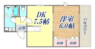 クレールハウス【2階】の間取り