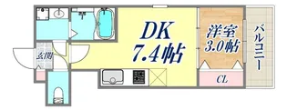 ココングランジュール芦屋西1【1階】の間取り