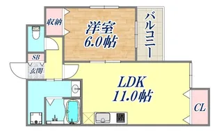金栄ビル東館【7階】の間取り