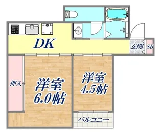 チャンピオン兵庫ビル【5階】の間取り
