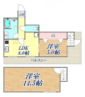 サンビルダー神戸山ノ手【4階】の間取り
