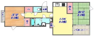 リアンジェ六甲2【1階】の間取り
