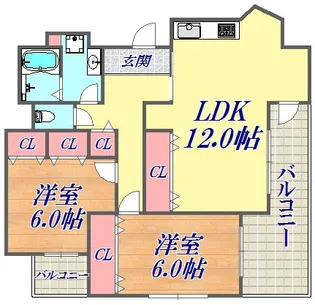 メインステージ兵庫【4階】の間取り