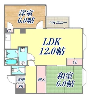 メゾンオリエンタル【3階】の間取り