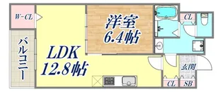 グランヴィル芦屋西【4階】の間取り